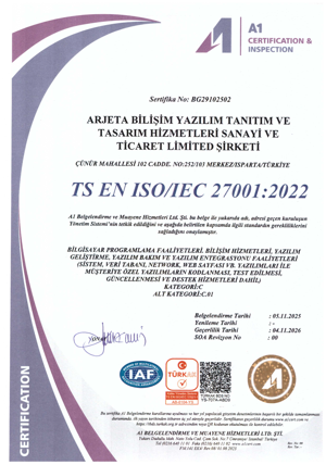 Xlog ISO 27001 Belgesi
